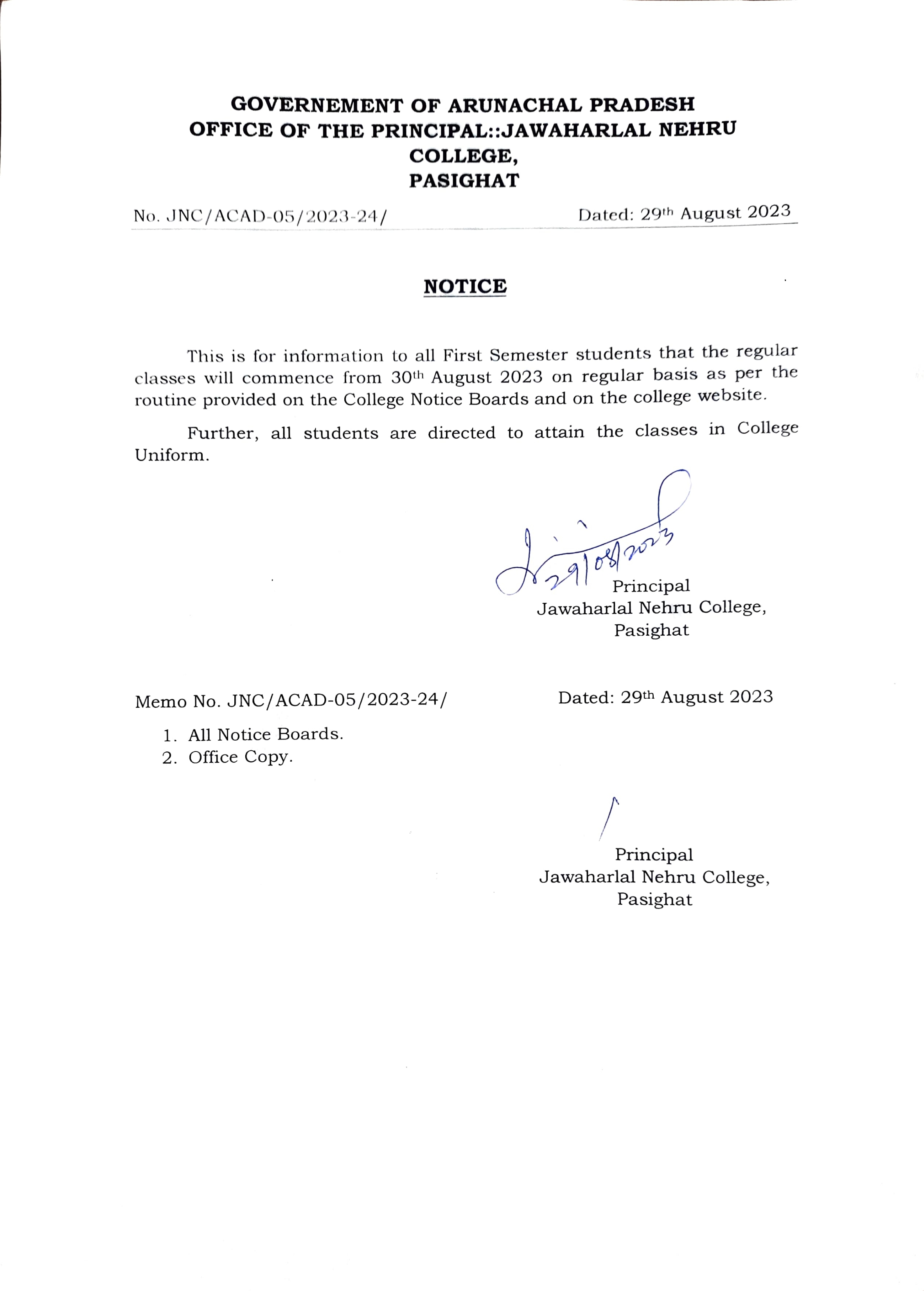 first_semester_class_notice